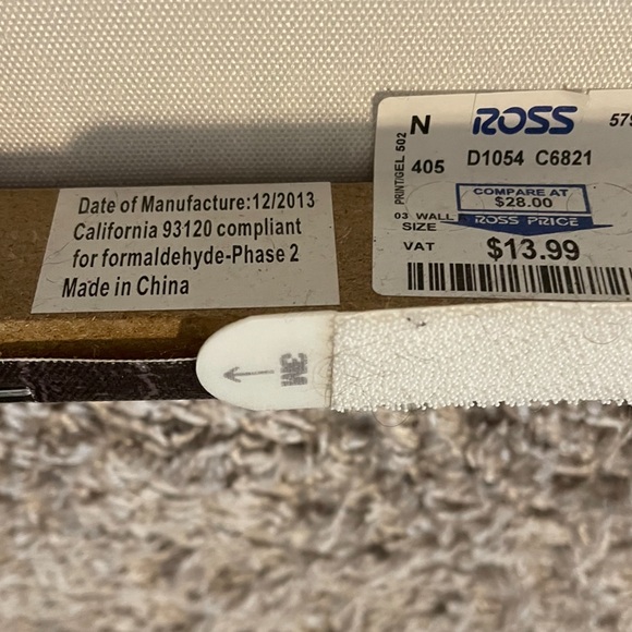 EUC “HOUSE RULES” Canvas Wall Hanging 16” X 20” - Picture 4 of 4